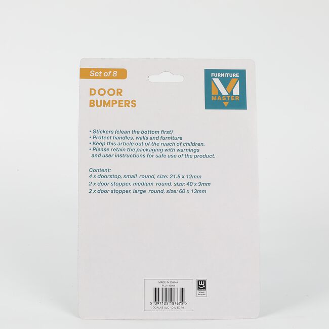 Door Bumpers Set Of 8