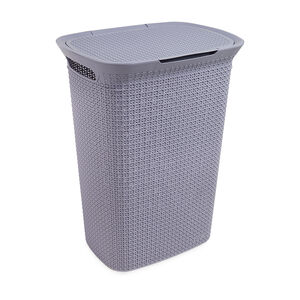 EZY Mode Lilac Laundry Hamper 57L