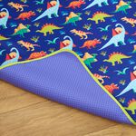 Baby Splash Mat Dino Land Mat 130cm x 130cm - Blue
