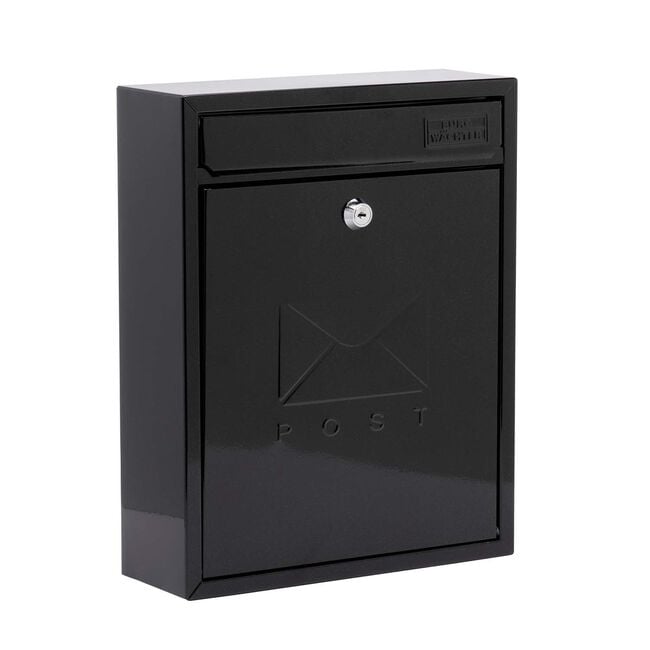 Steel Letterbox - Compact Black