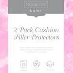 Nicole Day Cushion Filler Protector - 2 Pack