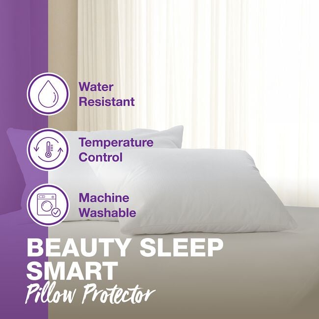 Beauty Sleep Smart Pillow Protector Pair