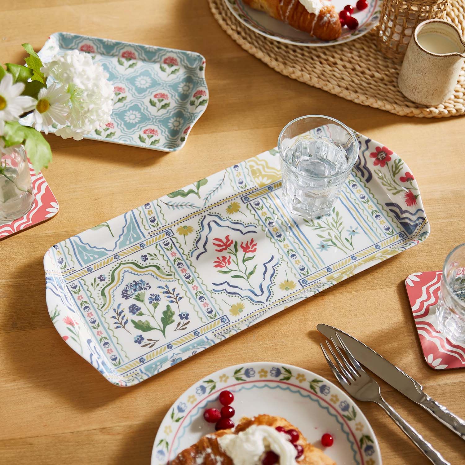 Ulster Weavers Boho Floral Scatter Serving Tray Home Store   More