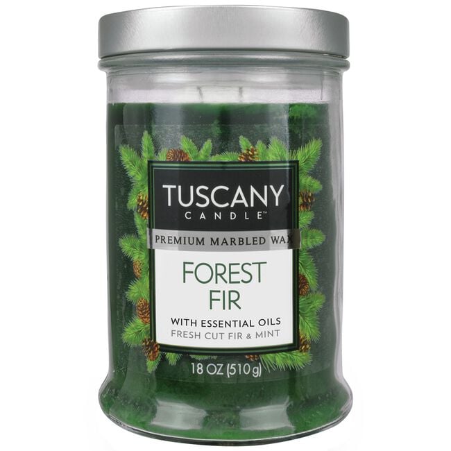Tuscany Double Wick Forest Fir Candle 18oz
