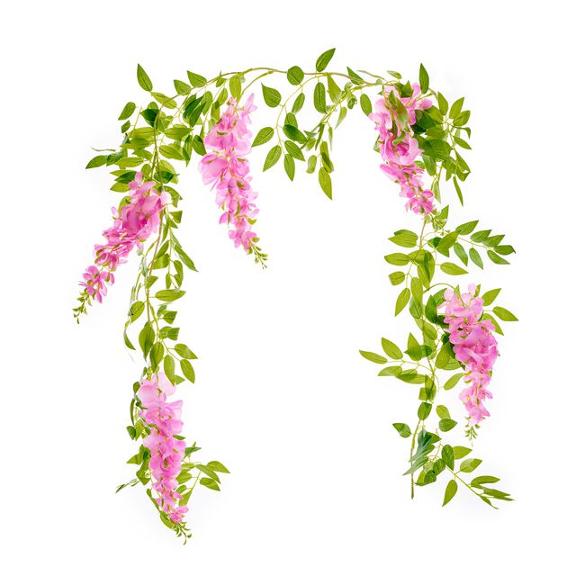 Pink Wisteria Garland 1.8M