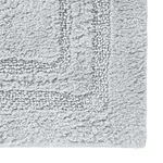COTTON BORDER SILVER 50x80 Bath Mat