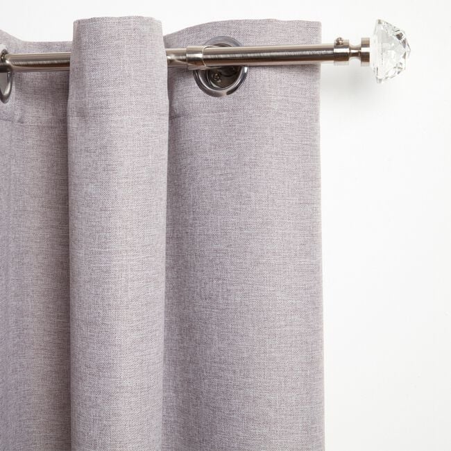 ROOM DARKENING EXTENDABLE DIAMOND 70-120cm Nickel