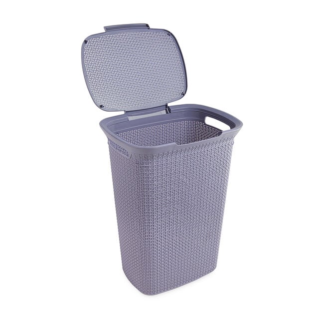 EZY Mode Lilac Laundry Hamper 57L