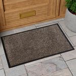 Chestnut Grove Washable Doormat 60x90cm - Brown