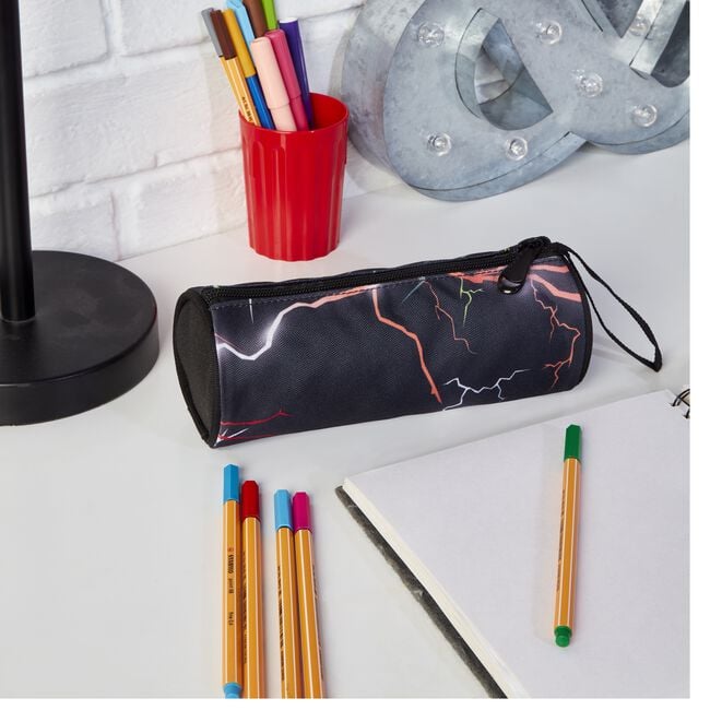 Streetsac Neon Lightning Pencil Case