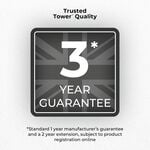 TOWER SOLITAIRE GREY 2 Slice Toaster