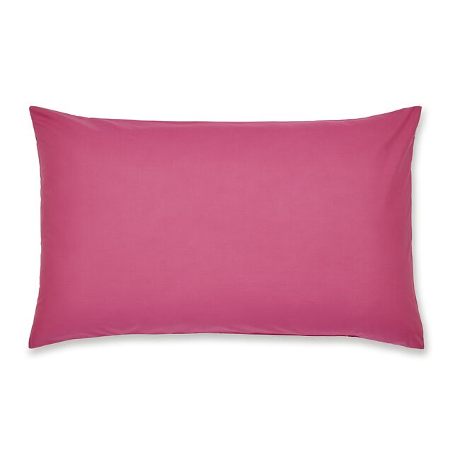 Nicole Day Percale Housewife Pillowcases- Hot Pink