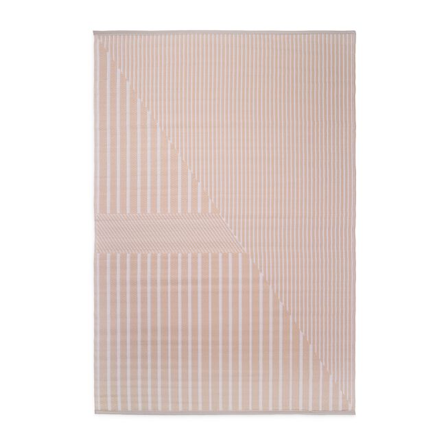 Pinstripe 150cm x 210cm Outdoor Mat - Natural