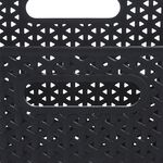 Geometric Storage Basket 19L - Black