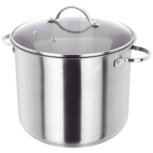 Judge Essentials 26cm 10L Stockpot With Glass Lid