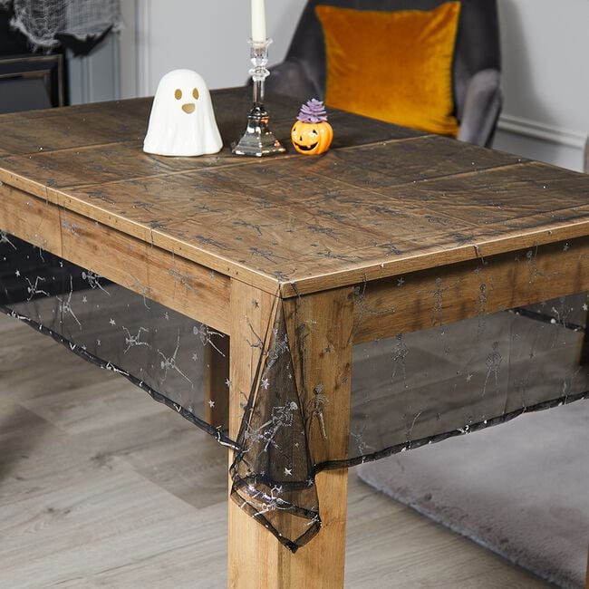 Dancing Skeleton Table Cloth