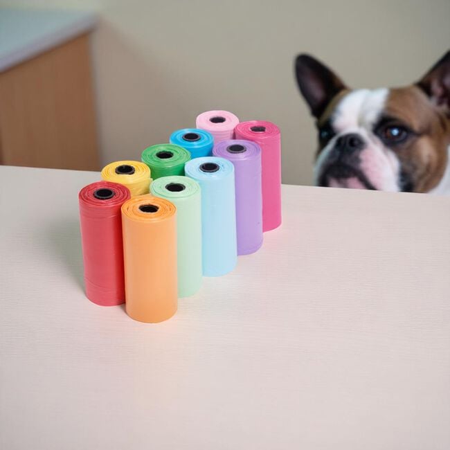 Rainbow Poop Bags 150 Pack