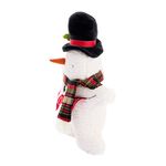 Snowman With Scarf Cushion