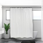 BELDRAY ANTIBAC PEVA WHITE Shower Curtain