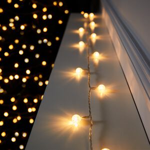 80 WARM WHITE Crystal Berry String Lights