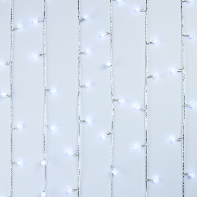 80 WHITE Crystal Berry String Lights