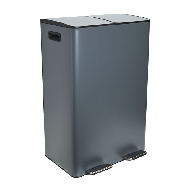 60L RECYCLING BIN Dark Grey