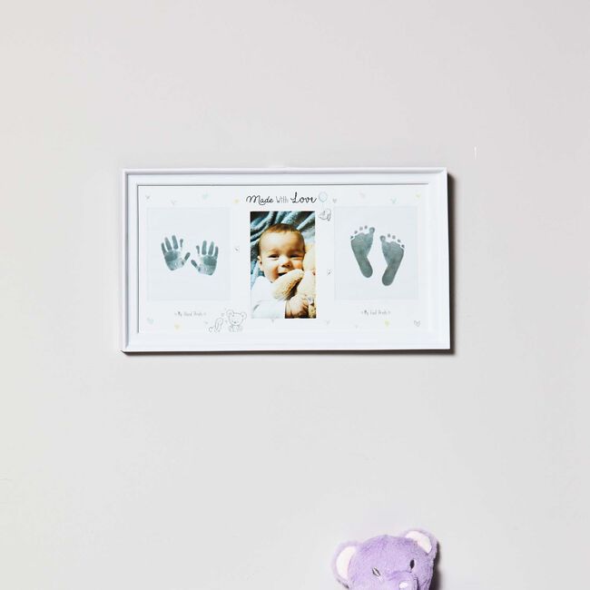 First Steps Hand & Foot Print Photo Frame