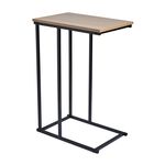 Side Table With Black Metal Frame