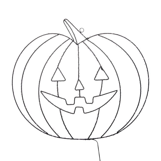 LED Pumpkin Silhouette Light