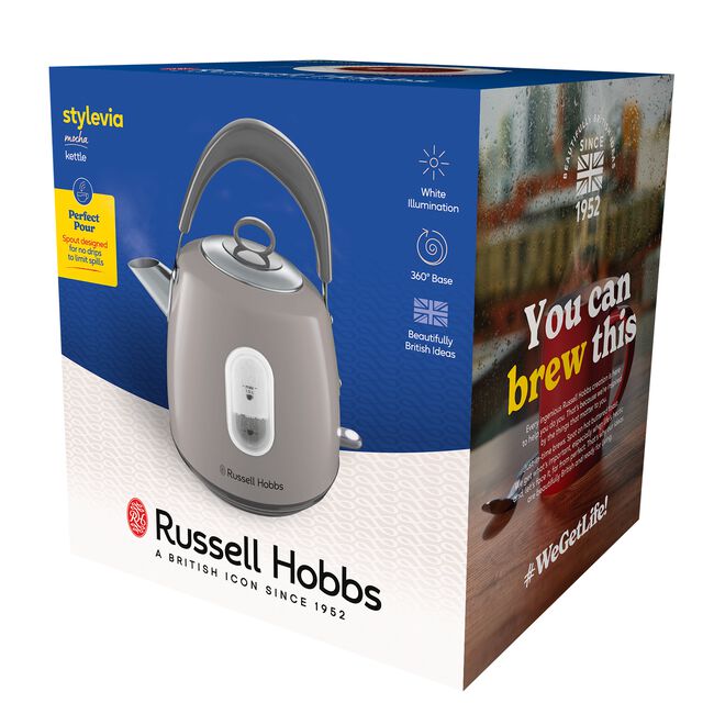 Russell Hobbs Stylevia Mocha 1.5L Kettle