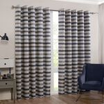 MONO STRIPE NAVY 90x90 Curtain