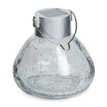 Glass Solar Disc Garden Light