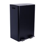 60L RECYCLING BIN Black