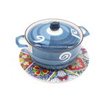 FIESTA JOY COLOUR PATTERN 20cm Ceramic Trivet