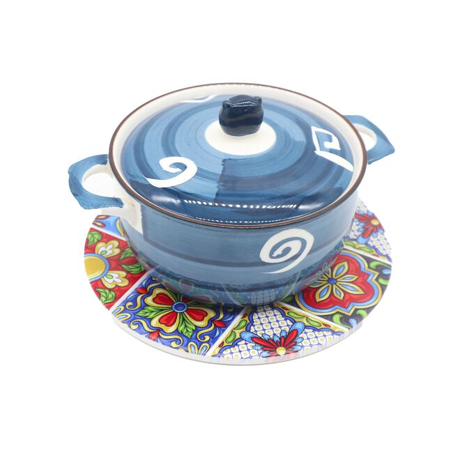 FIESTA JOY COLOUR PATTERN 20cm Ceramic Trivet