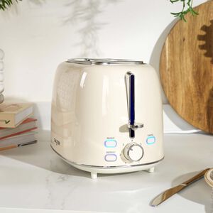 SALTER RETRO CREAM 2 Slice Toaster