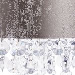 Crushed Velvet With Pendant Ceiling Shade