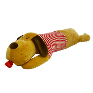 Lying Dog Red Cushion 70cm
