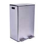 60L Recycle Bin Stainless Steel