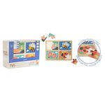 Learn & Play 4 in 1 Wooden Jigsaw