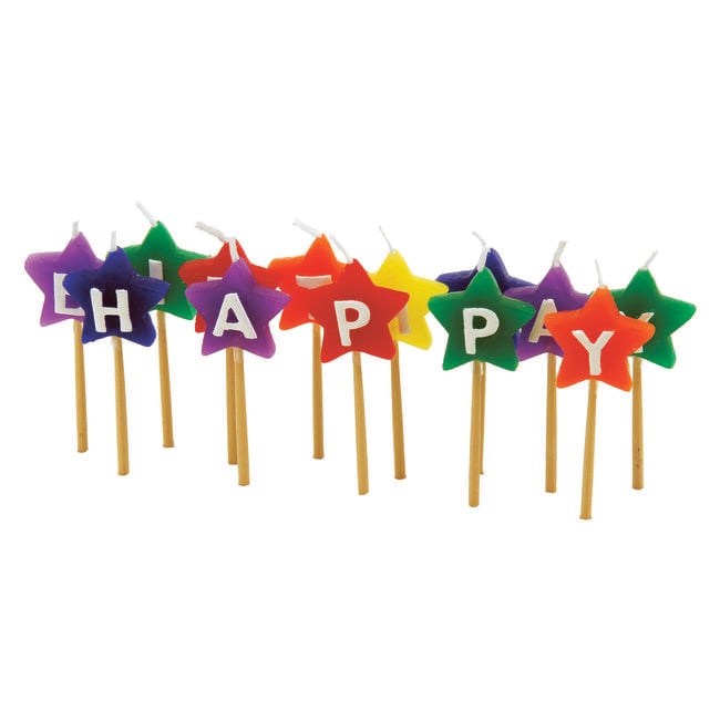 Tala Happy Birthday Star Candles