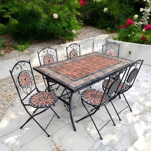 Mosaic Tavira Rectangular Dining Set