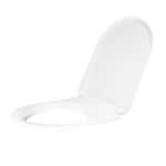 White Wrap Over Soft Close Toilet Seat