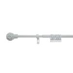 EXTENDABLE GEO 19mm 120-210cm White Poly