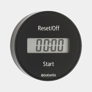 Brabantia Magnetic Kitchen Timer - Dark Grey