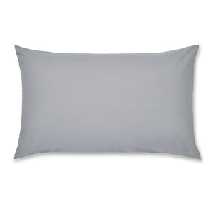 Luxury Percale Grey Housewife Pillowcase Pair