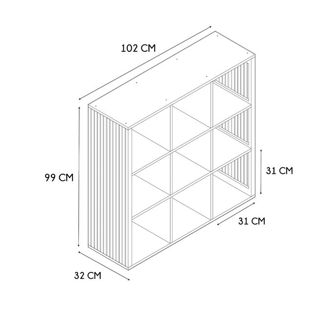 Klaus Storage 9 Cubes