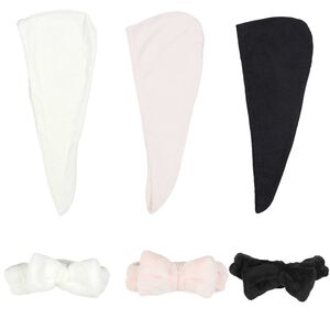 Cosmetic Club Hair Towel & Hairband Set