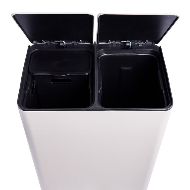 60L RECYCLING BIN Light Beige