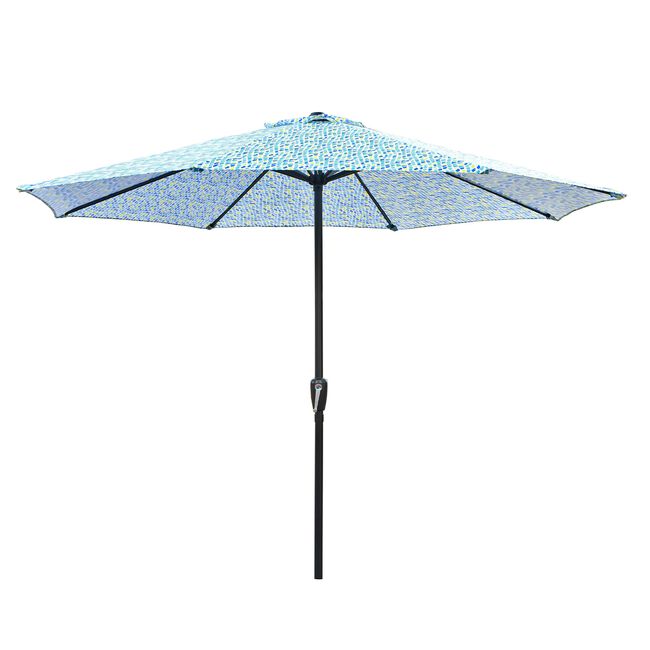 2.7M CRANK SUN PARASOL Tropical Green
